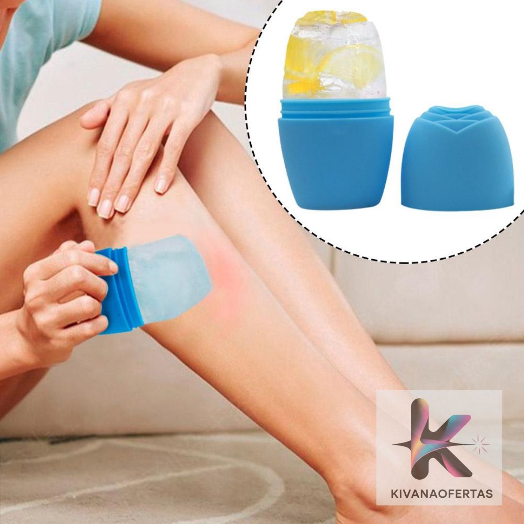 Molde de Silicona para Hielo-Masajeador Facial