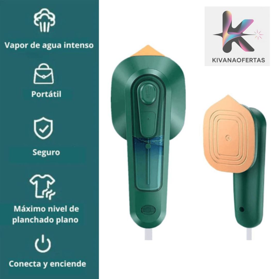 Mini Plancha a Vapor Porátil. Para Viajes